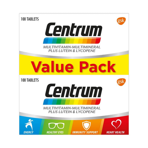 Centrum White Plus Lutein & Lycopene Twin Pack (2X100s)