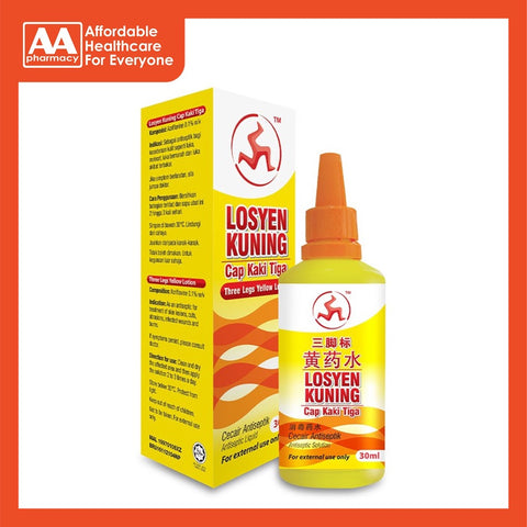 3 Legs Acriflavine Yellow Lotion 30mL (Dropper Bottle)