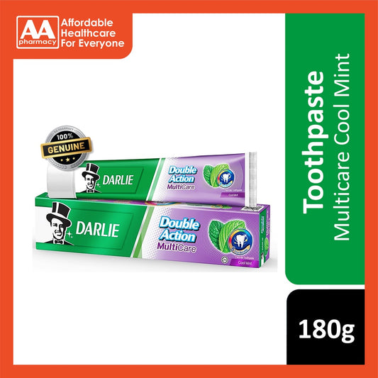 Darlie Double Action Multicare Toothpaste Cool Mint 180g