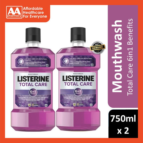 Listerine Total Care Mouthwash 2x750mL