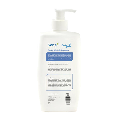 Sensi+ Baby Gentle Wash & Shampoo 500mL