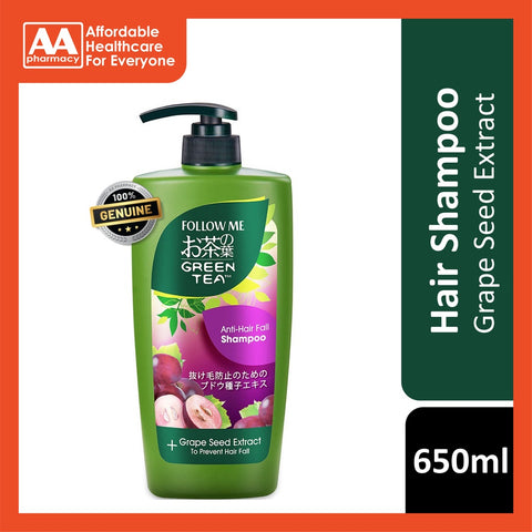 Follow Me Green Tea Anti-Hair Fall Shampoo 650mL