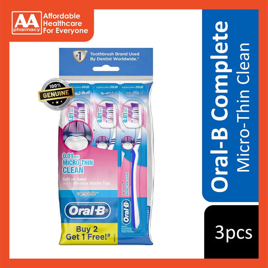 Oral-B Complete Microthin Clean Toothbrush B2F1