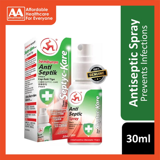 3 Legs Septyc Kare Antiseptic Spray 30mL