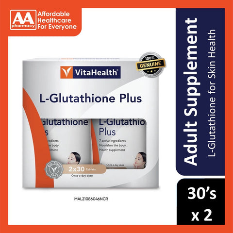 Vitahealth L-Glutathione Plus Tablet 2x30's