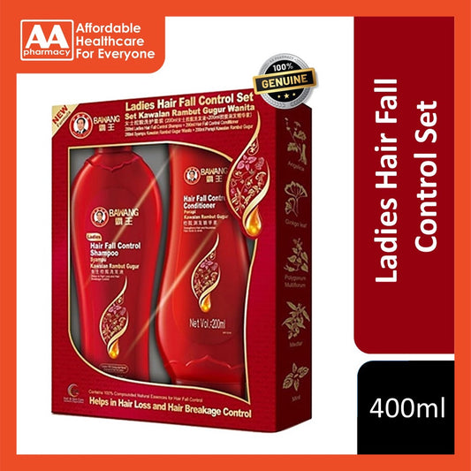 Bawang Ladies Hair Fall Control Set (Shampoo+Conditioner+Free 80mL Shampoo)