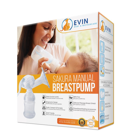 Evin Sakura Manual Breastpump (Multi-Suction Level)