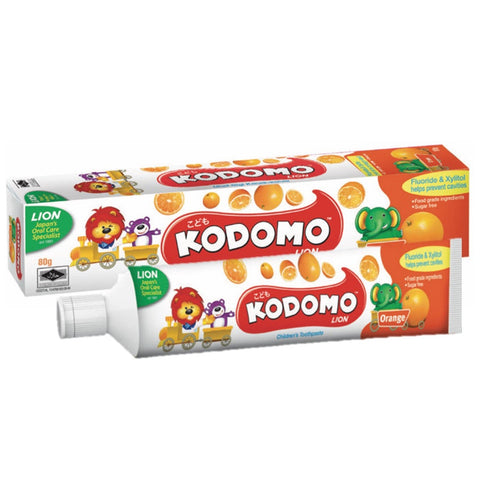 Kodomo Lion Kids Toothpaste (Orange) 80g