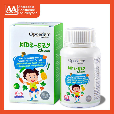 Opceden Kidz-Ezy 600mg Chewable Tablet 60's (Halal)