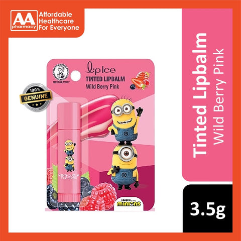 Lipice Fruity Lipbalm (Wildberry Pink)-Minion Edition 3.5g