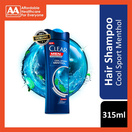 Clear Men Shampoo (Cool Sport Menthol) - 315mL