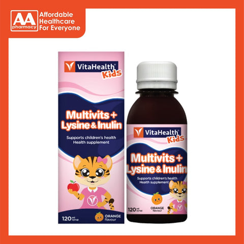 Vitahealth Kid's Multivits Plus Lysine & Inulin 120mL