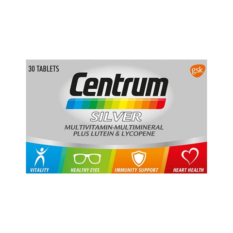 Centrum Silver Multivitamin Plus Lutein & Lycopene 30s