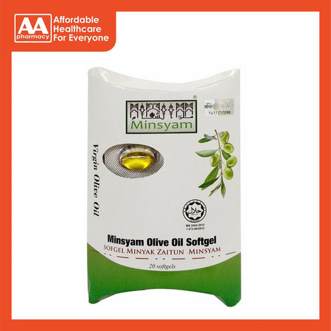 Minsyam Olive Oil Softgels 20's