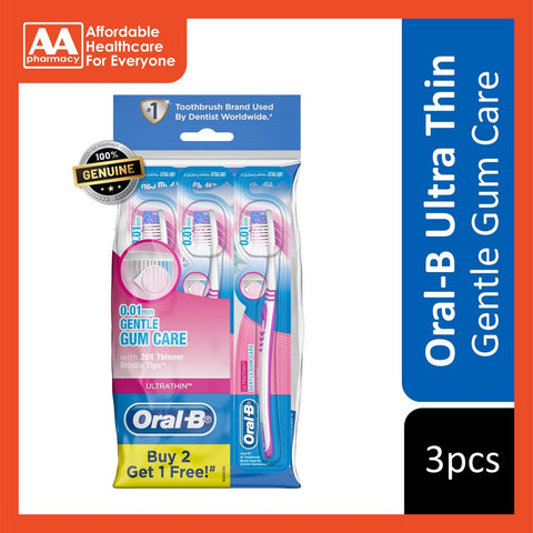 Oral-B Ultra Thin Gentle Gum Care (Extra Soft) B2F1