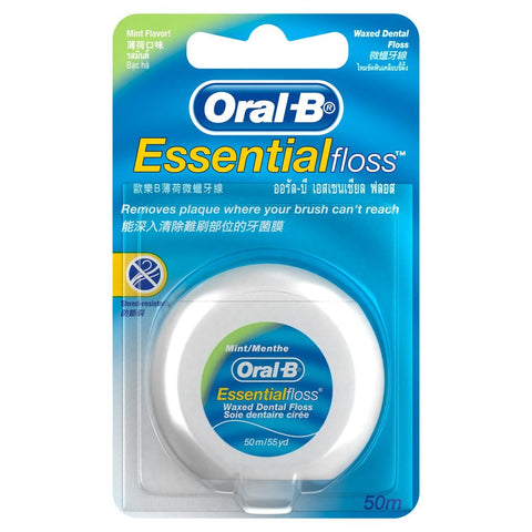 Oral-B Essential Floss Mint Waxed 50M