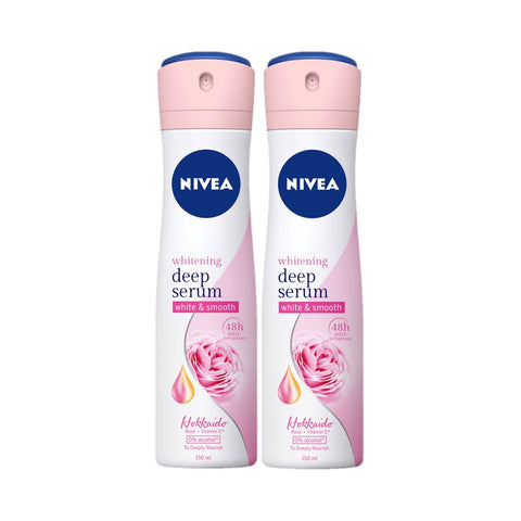 Nivea Deodorant Female Hokkaido Rose Spray Twin Pack 2x150mL