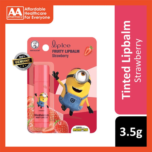 Lipice Fruity Lipbalm (Strawberry)-Minion Edition 3.5g