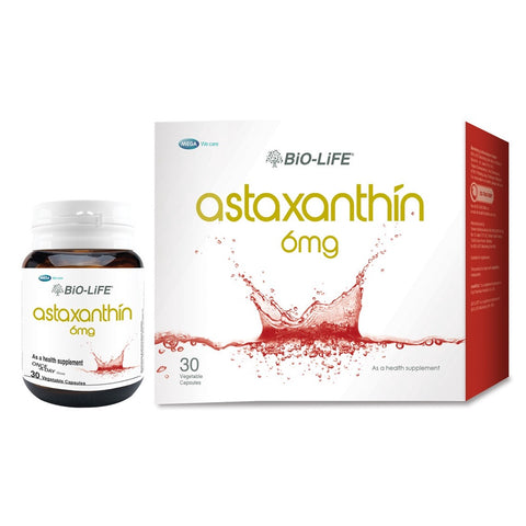 Bio-Life Astaxanthin 6mg Vege Capsule (30's)