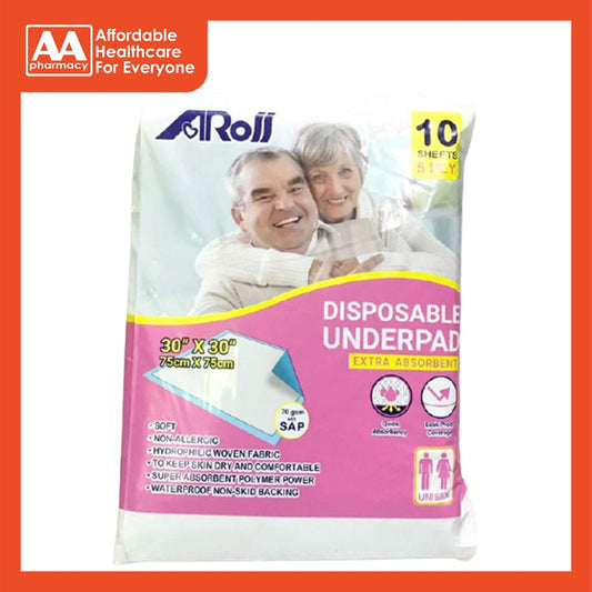 Aros Primes Hospital Underpad (75cmx75cm) 5 Ply 10's