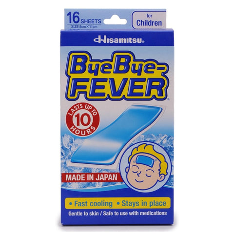 Bye Bye Fever Cooling Gel Patch (For Children) 16's (MDA Approved)