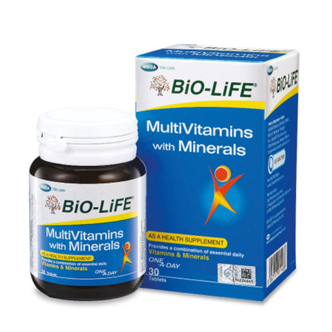 Bio-Life Multivitamins With Minerals Tablet 30's