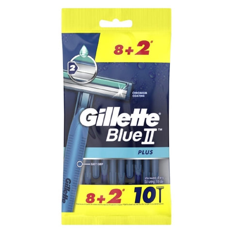 Gillette Blue II Plus Disposable Razors 10's