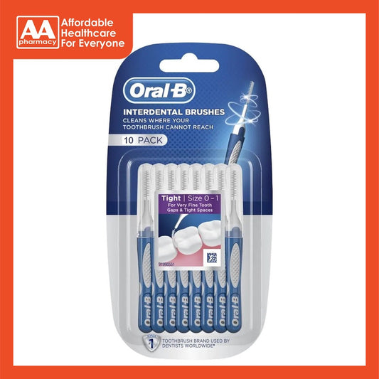 Oral-B Interdental Brushes 10's (Tight Size 0-1)