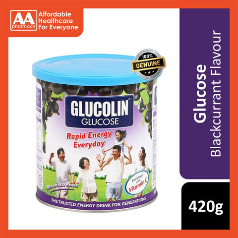 Glucolin Glucose Drink 420g (Blackcurrant Flavour)