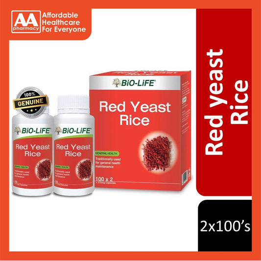 Bio-Life Red Yeast Rice Capsule 2x100's