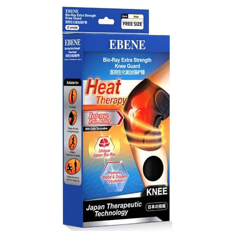 Ebene Bio-Ray Extra Strength Knee Guard Heat Therapy - Free Size