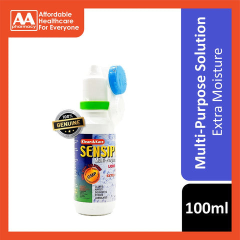 Klean&Kare Sensiplus Multi Purpose Solution (100mL) Free Lens Container