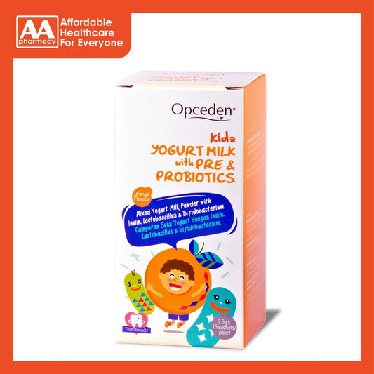 Opceden Kidz Yogurt Milk With Pre & Probiotics Sachet 15's (Halal)