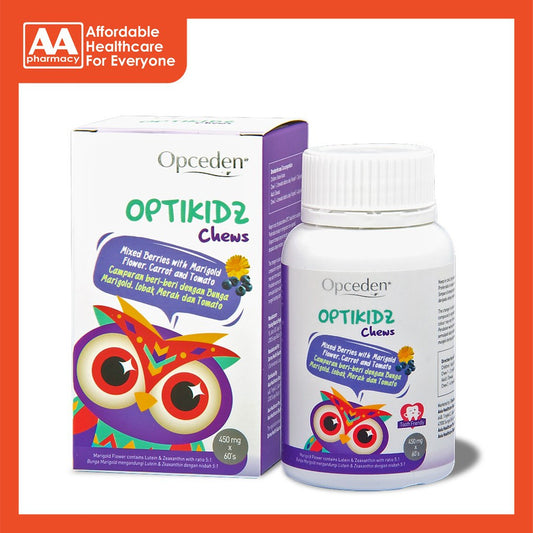 Opceden Optikidz 450mg Chewable Tablet 60's (Halal)