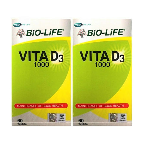 Bio-Life Vita D3 1000 IU Tablet 2x60's