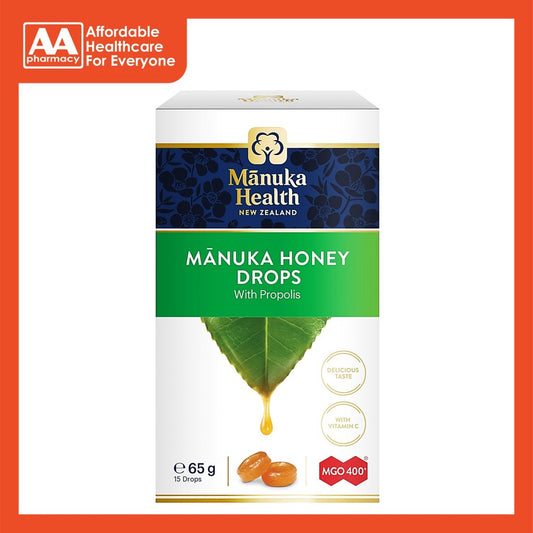 Manuka Honey Drops MGO400+ With Propolis 15's