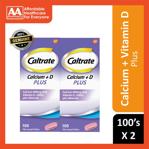 Caltrate 600 Plus Tablets 2x100's