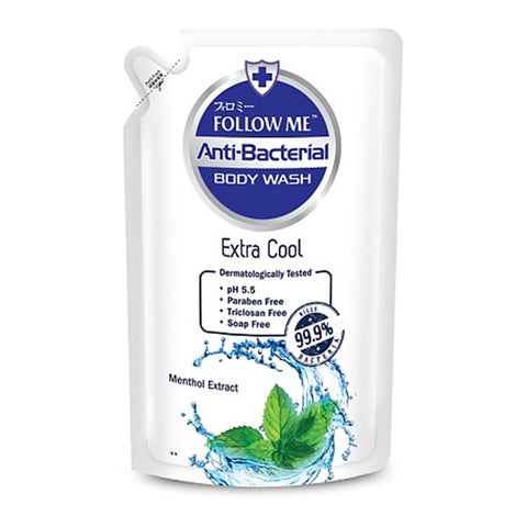 Follow Me Anti-Bacterial Body Wash Refill 900mL (Extra Cool)