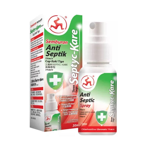 3 Legs Septyc Kare Antiseptic Spray 30mL