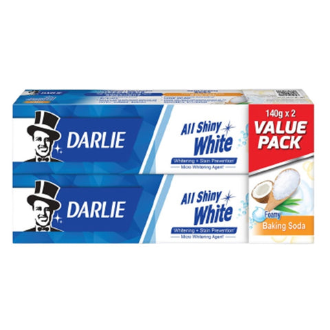 Darlie All Shiny White Baking Soda Toothpaste Twinpack 2x140g