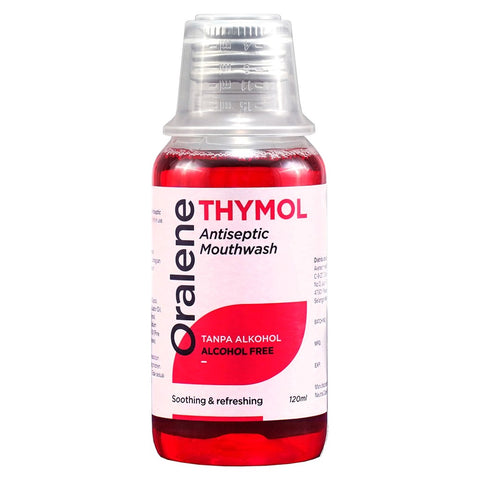 Oralene Thymol Antiseptic Mouthwash 120mL (Alcohol Free)