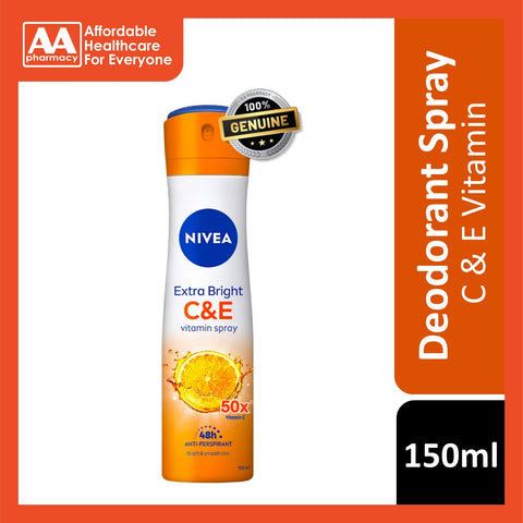 Nivea Deodorant Female Extra Bright C&E Spray 150mL