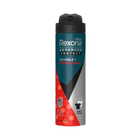 Rexona Men Spray 135ml - Invisible + Antibacterial