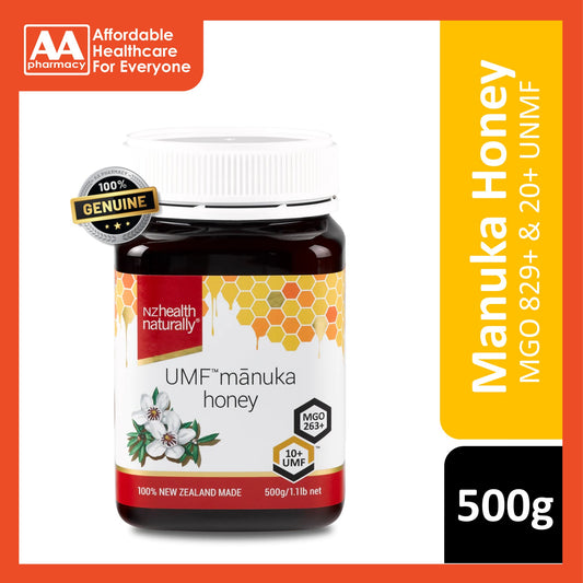 NZ Health Naturally UMF 10+ Manuka Honey 500g