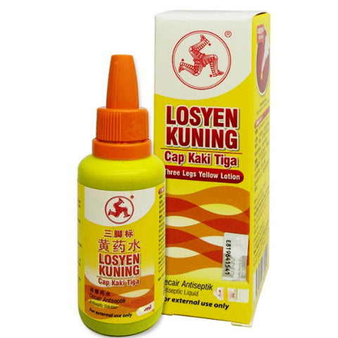 3 Legs Acriflavine Yellow Lotion (Dropper Bottle) 60mL