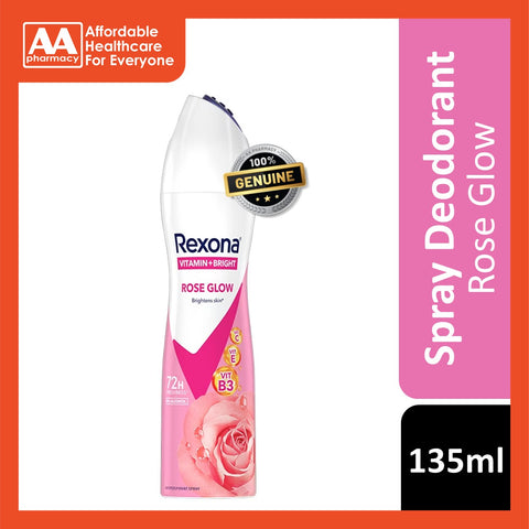 Rexona Women Spray 135ml - Rose Glow