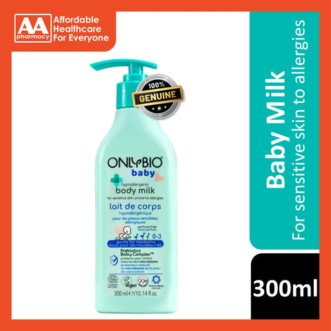 OnlyBio Baby Hypoallergenic Body Milk 300mL