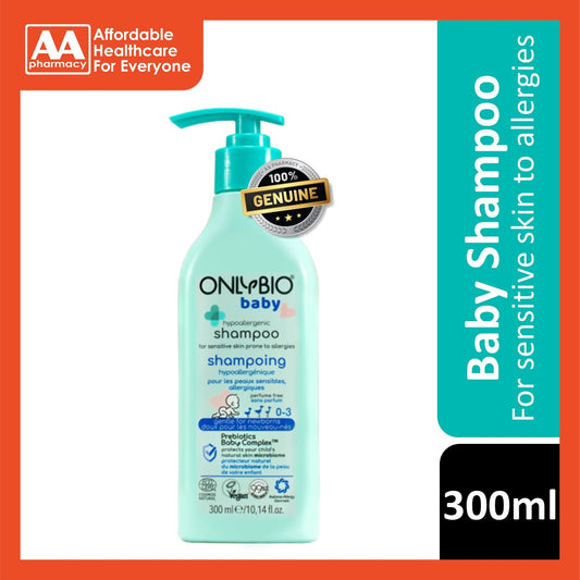 OnlyBio Baby Hypoallergenic Shampoo 300mL