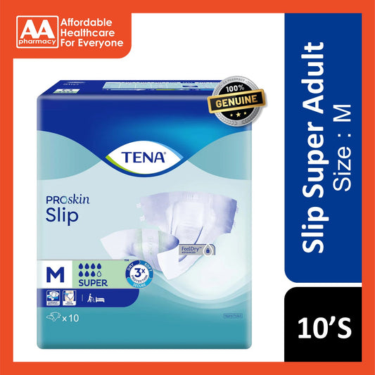 Tena Slip Super Adult Diapers M Size (10's)