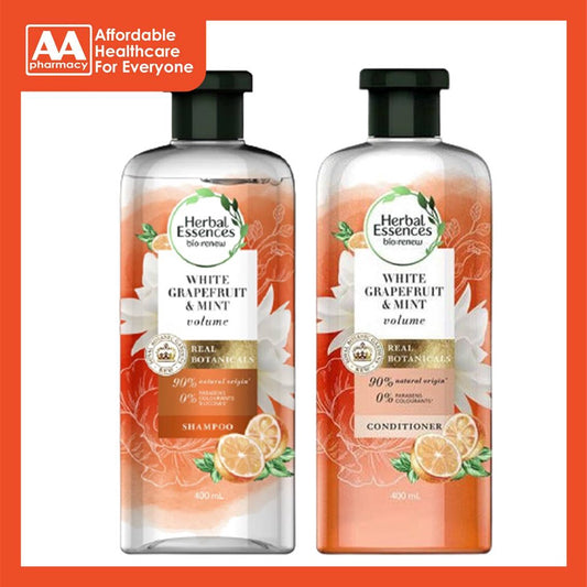 Clairol Herbal Essences  Volume White Grapefruit & Mosa Mint Conditioner 400mL